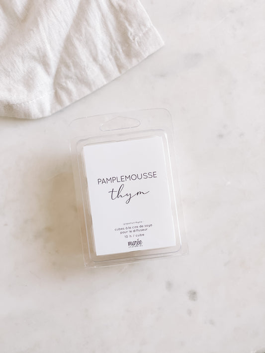 Pastilles de cire - Pamplemousse Thym