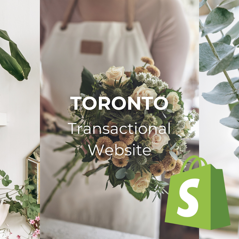 Shopify Transactional Website for Florists - TORONTO Template